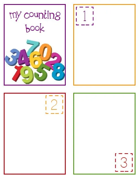 "Busy Bag" Activities: Mini Number &amp; Letter Books