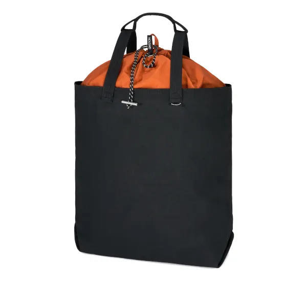 Qwstion Bananatex Tote Bag Large (all black robin)