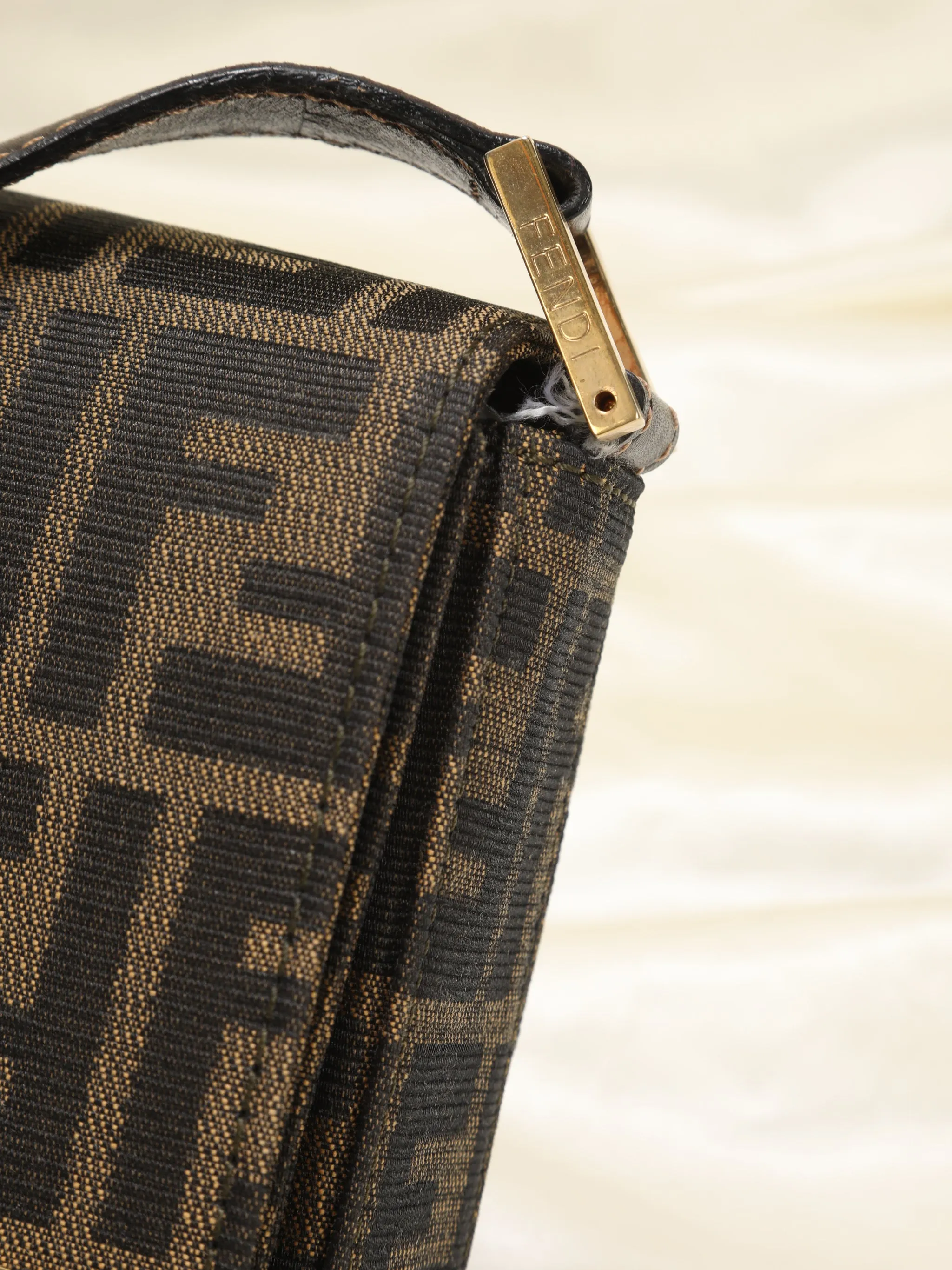 Rare Fendi Zucca Flap Bag