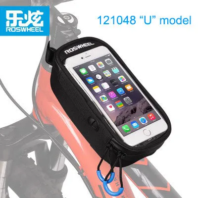 Roswheel 12496 mtb mountain bike bag bicycle bag accessories cycling bags basket pannier bycicle phone case