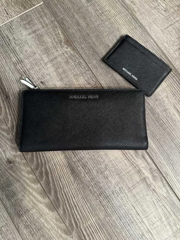 Saffiano Leather Slim Wallet