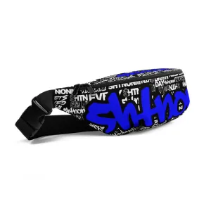 SHTNONM - Black Fanny Pack (Blue)