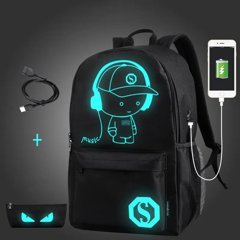 Smart Anime USB Backpack