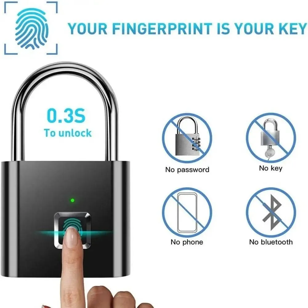 Smart Waterproof Household Head Fingerprint Lock