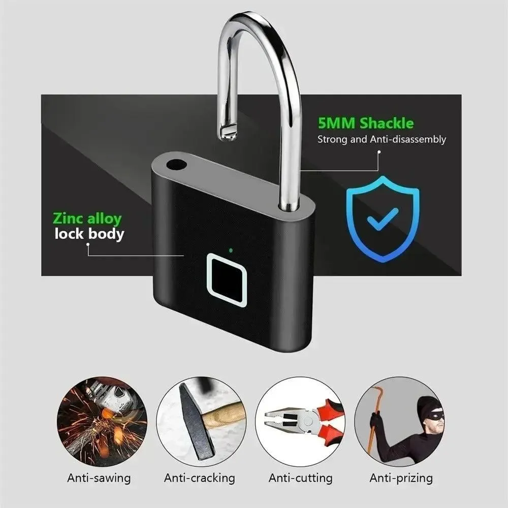 Smart Waterproof Household Head Fingerprint Lock