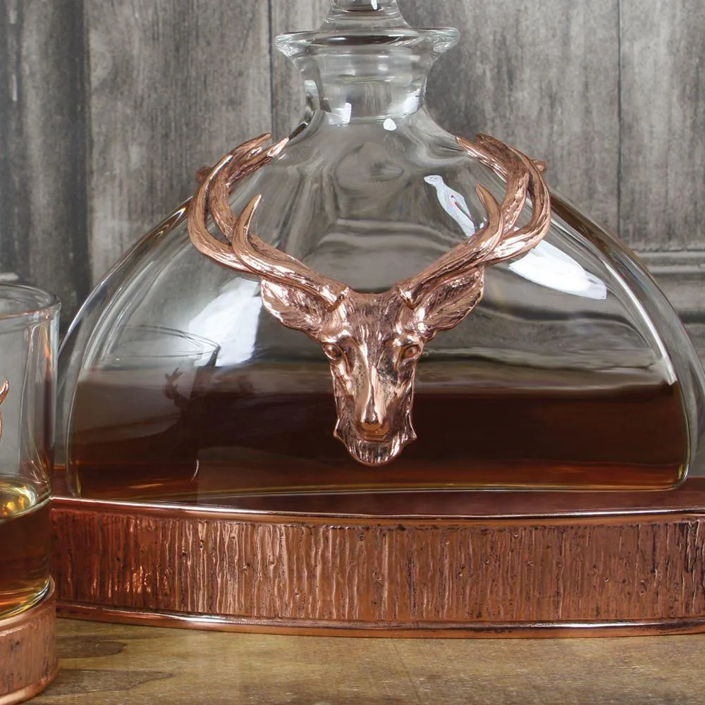 Stag Majestic Copper Decanter