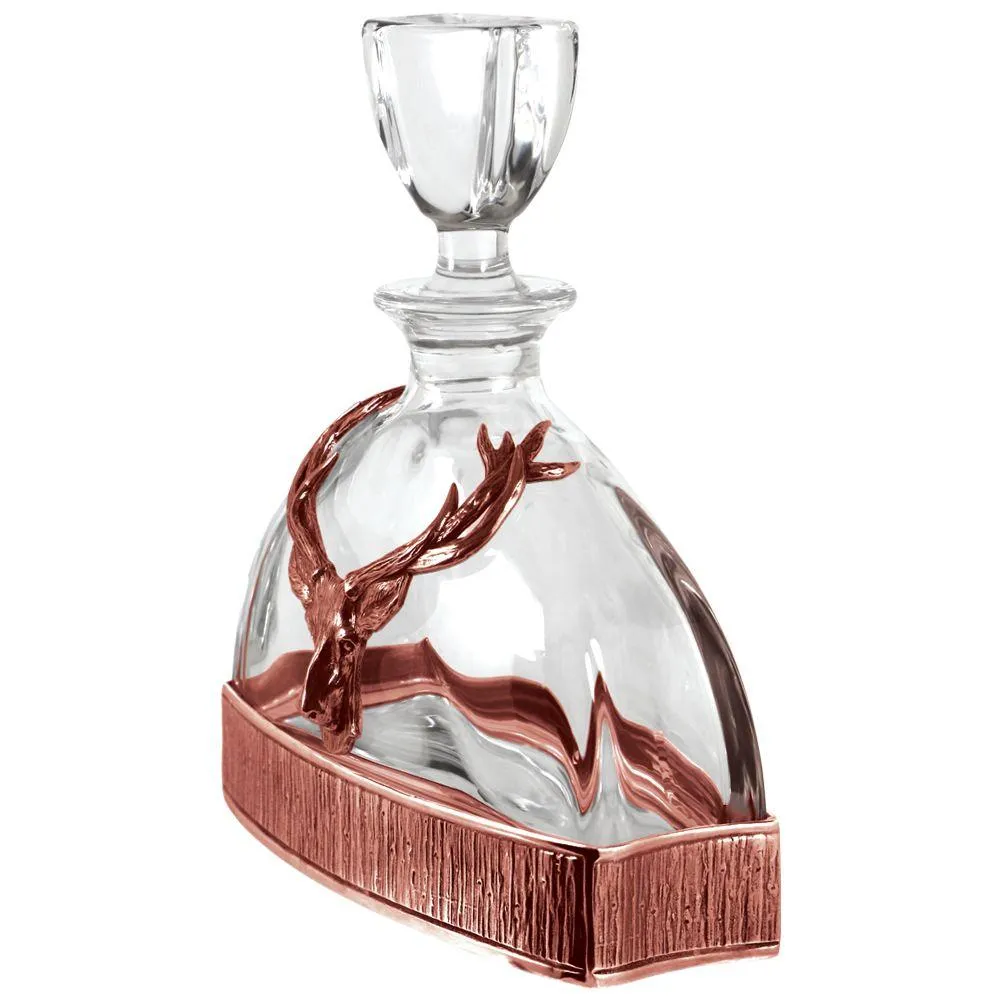 Stag Majestic Copper Decanter