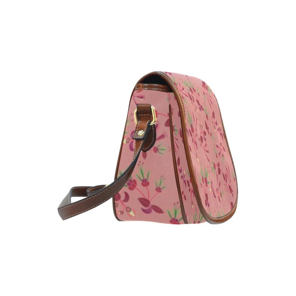 Swift Floral Peach Rouge Remix Saddle Bag/Large