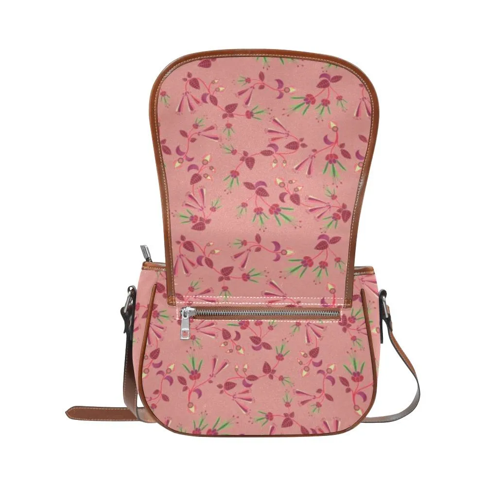 Swift Floral Peach Rouge Remix Saddle Bag/Large