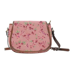 Swift Floral Peach Rouge Remix Saddle Bag/Large