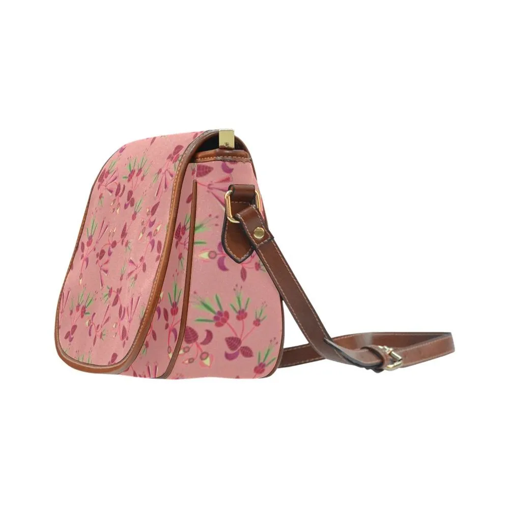 Swift Floral Peach Rouge Remix Saddle Bag/Large