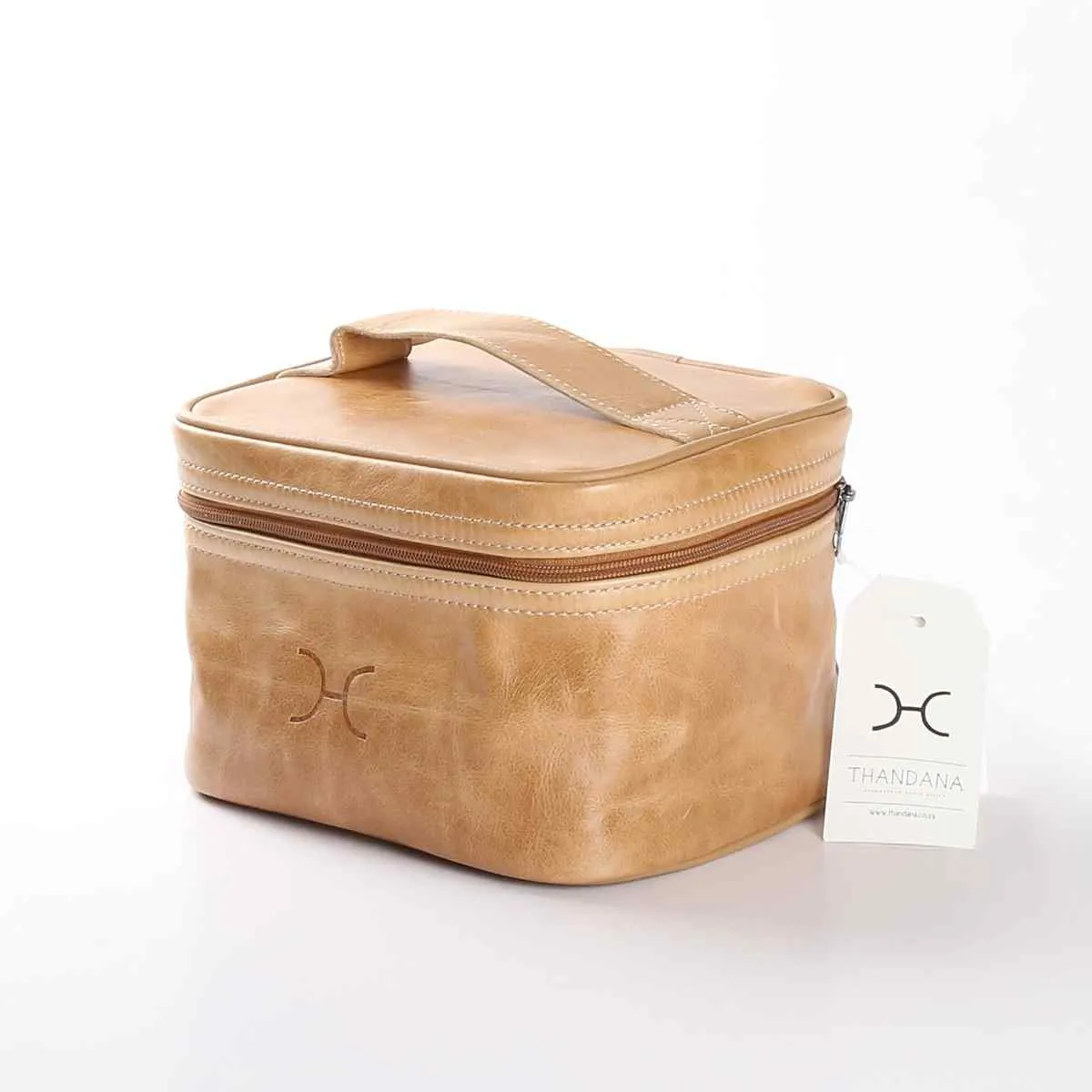 Thandana Leather Mini Decker Cooler Bag