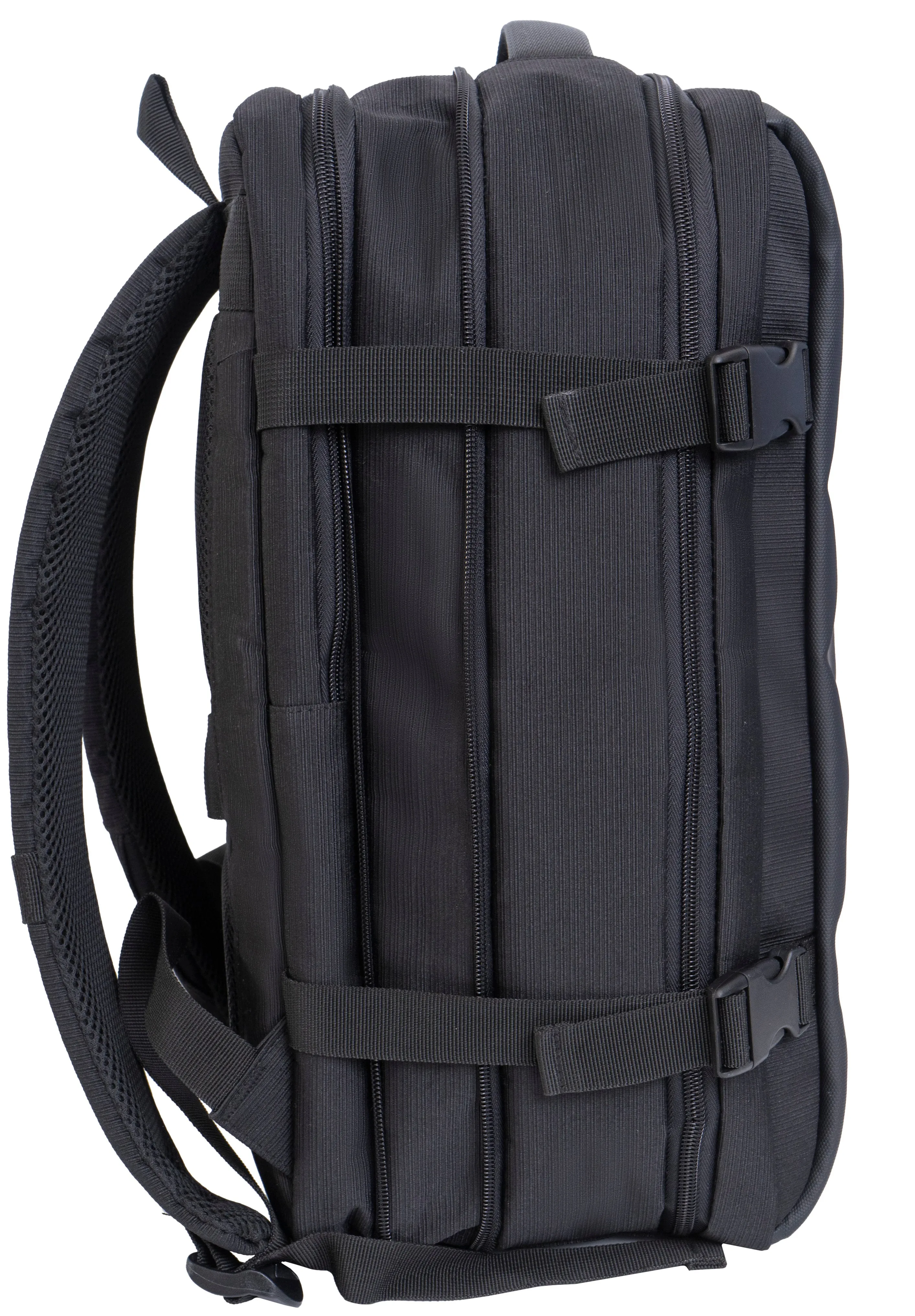 The Mitchell | 18-In Tarpaulin Expandable Travel Backpack with USB Port