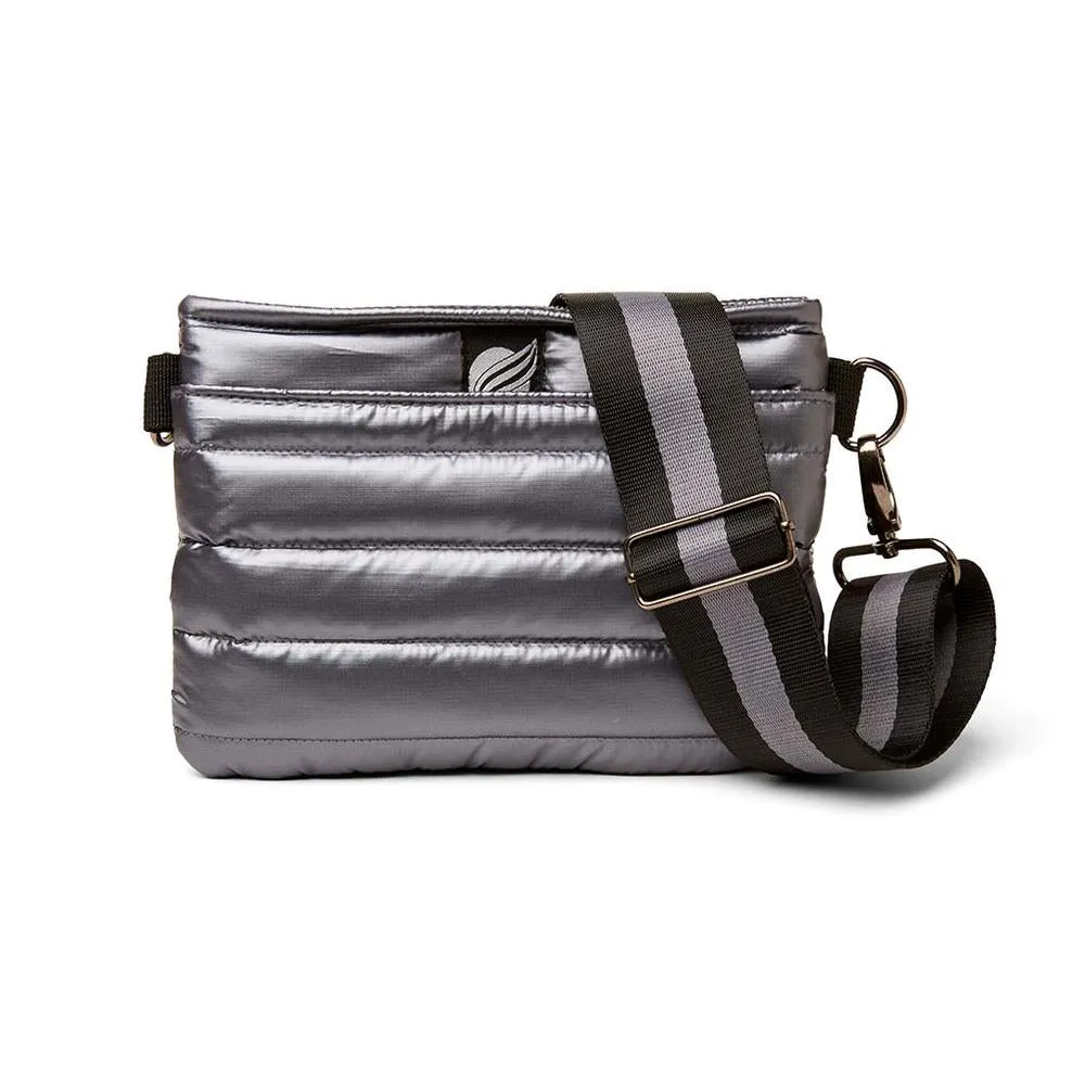 Think Royln Bum Bag Crossbody in Pearl Grey