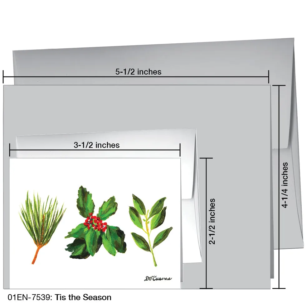 Tis The Season, Greeting Card (7539)