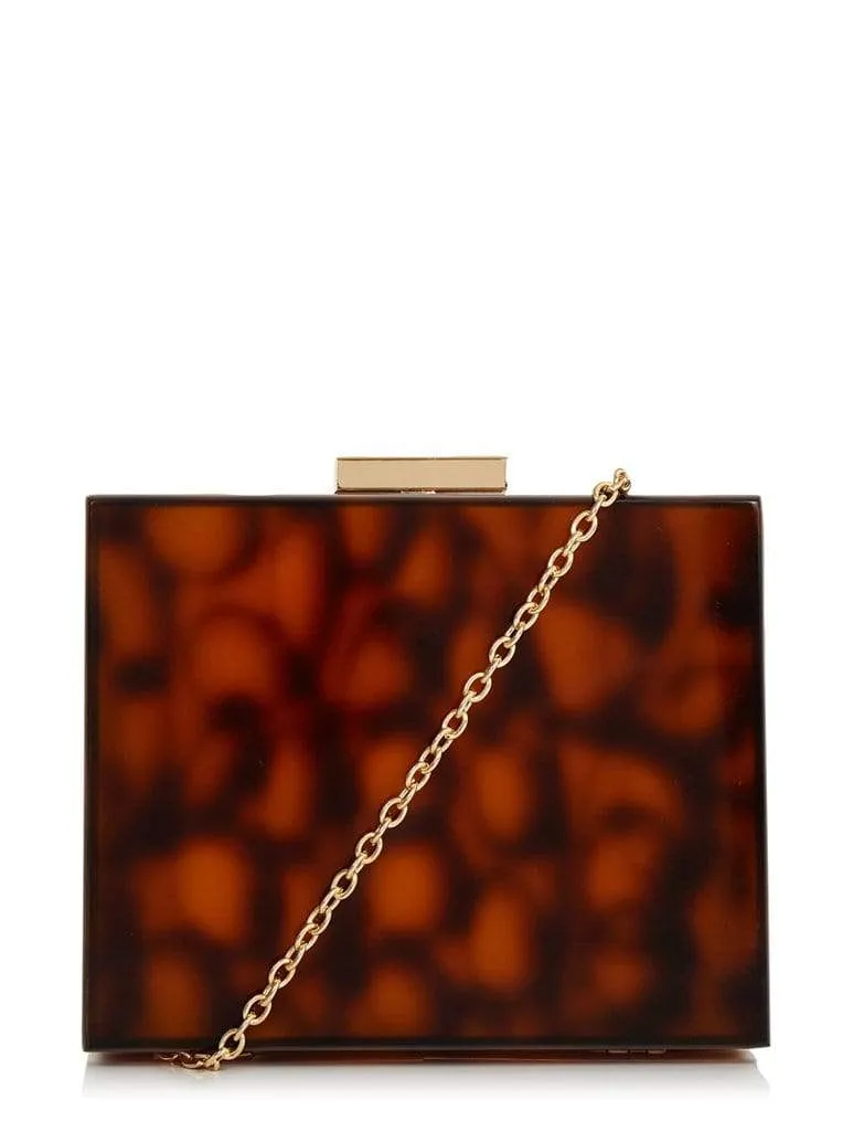 Tortoise Shell Clutch Bag