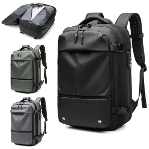 Travel Backpack with Vacuum Compression: 60L Expandable