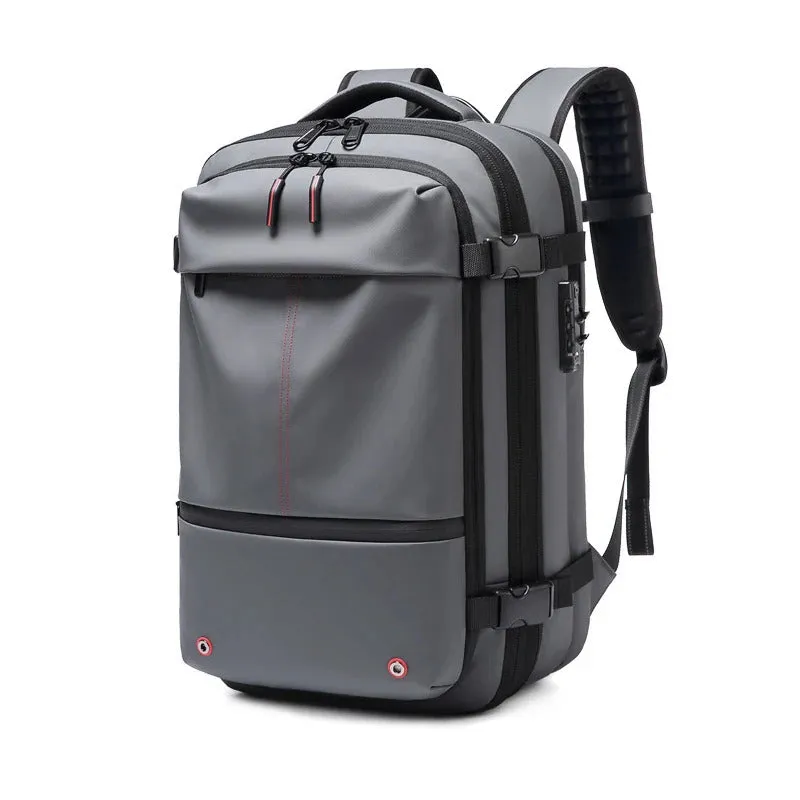 Travel Backpack with Vacuum Compression: 60L Expandable