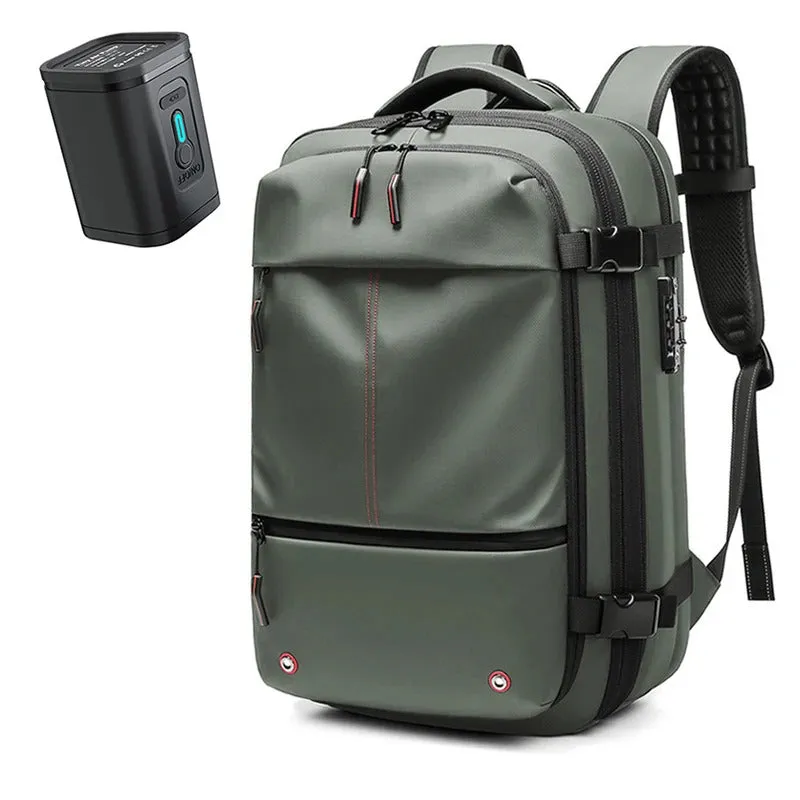 Travel Backpack with Vacuum Compression: 60L Expandable