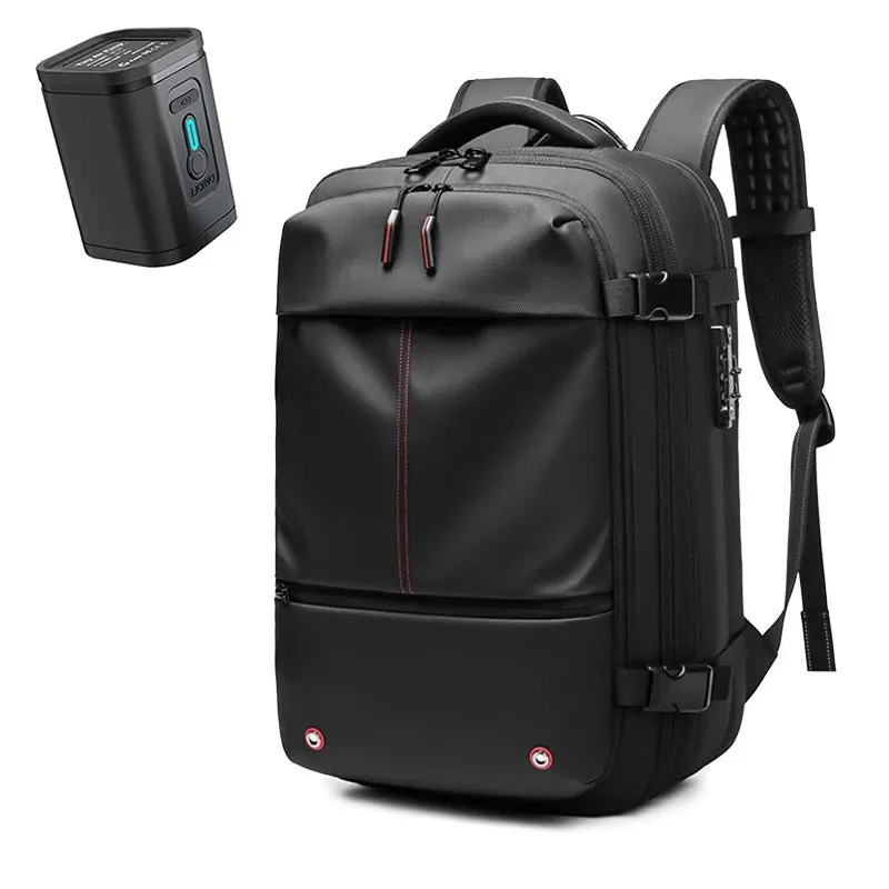 Travel Backpack with Vacuum Compression: 60L Expandable