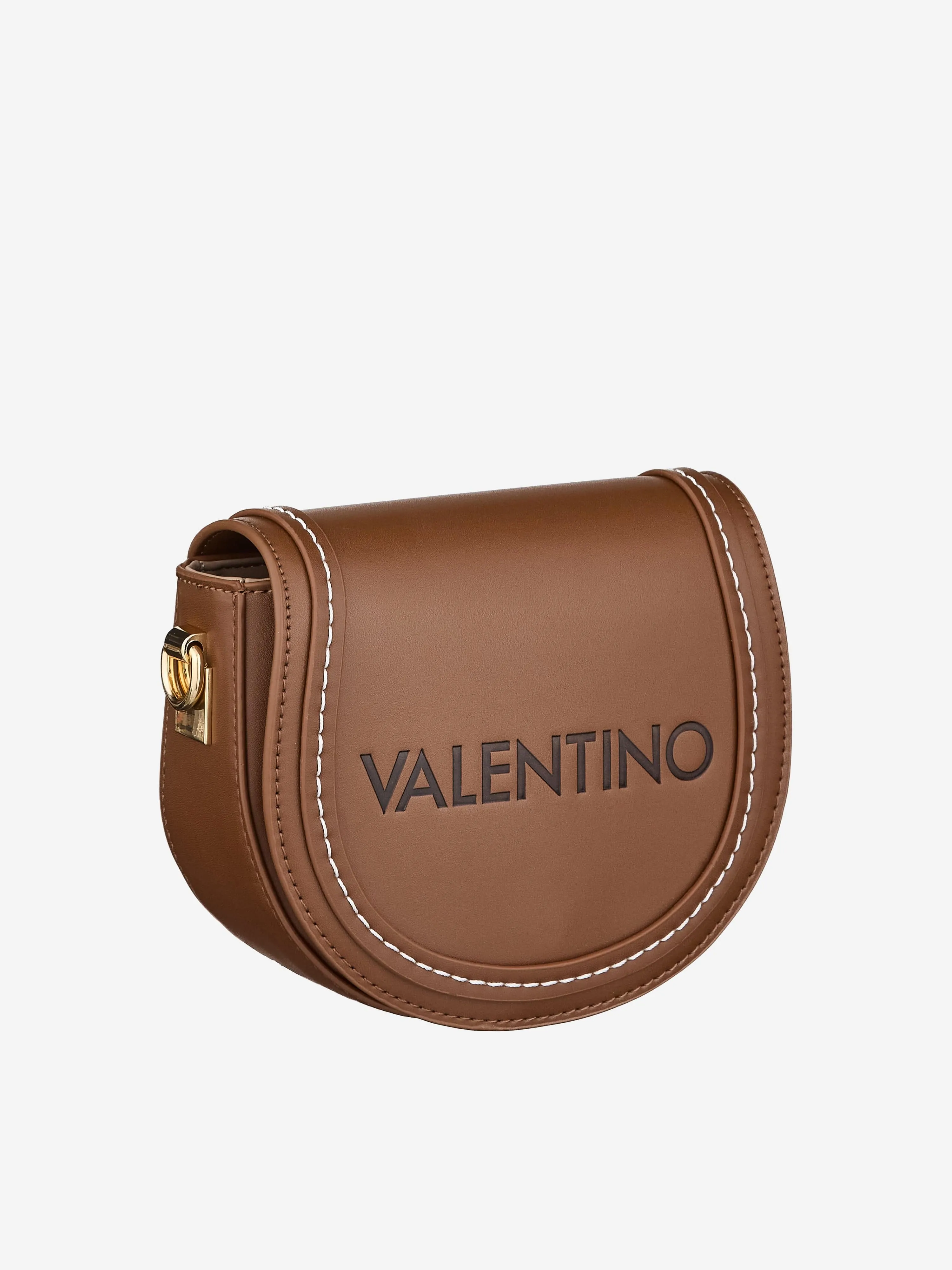 Valentino Girls Tonga Re Flap Bag in Brown (17.5cm)