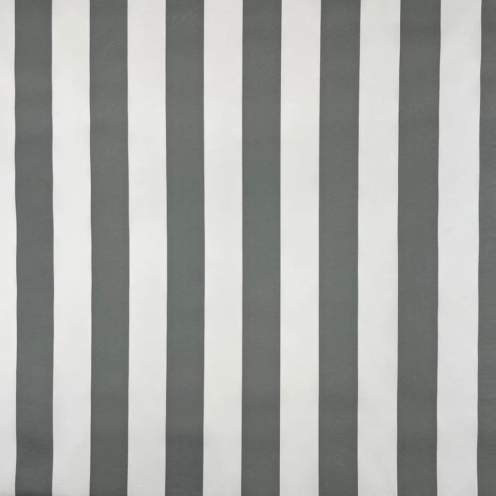 Water Resistant UV Protected Canvas - Grey Stripe