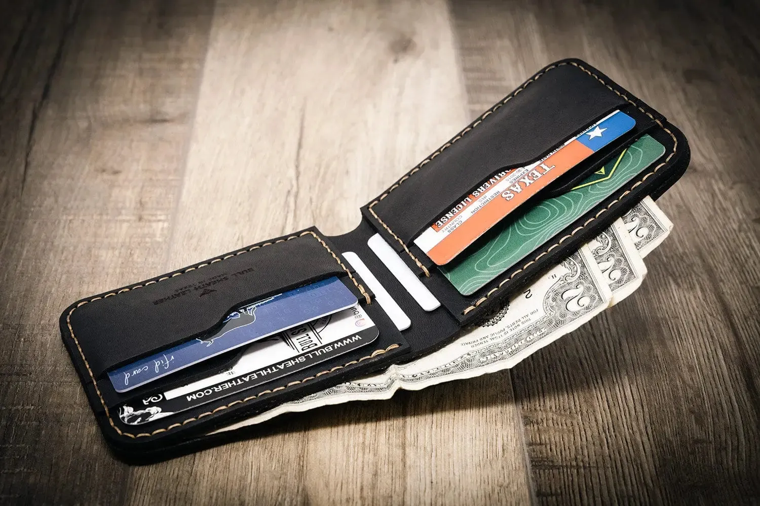 Western Bifold Wallet -  Black