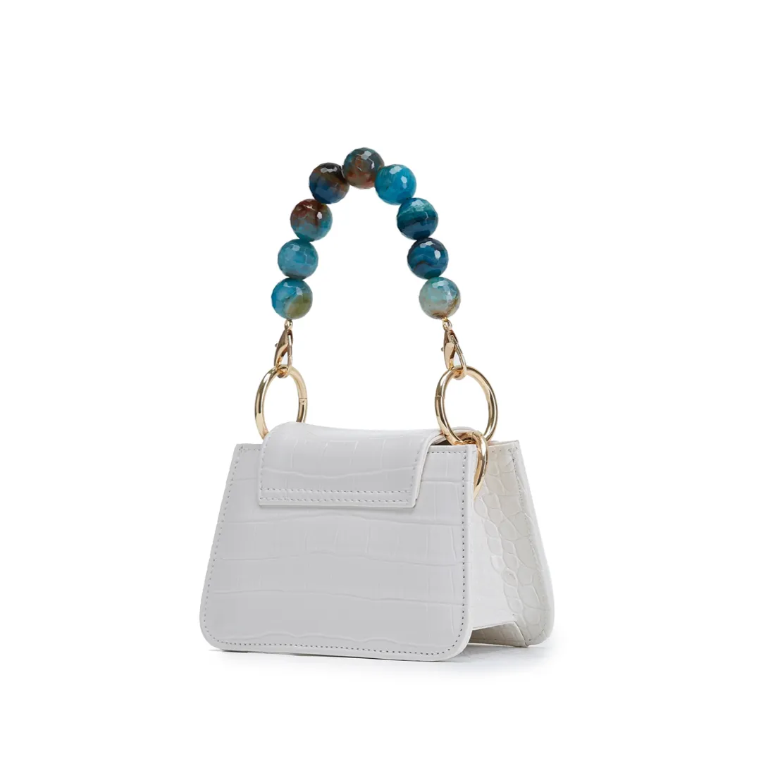 White Blue Horra Bag