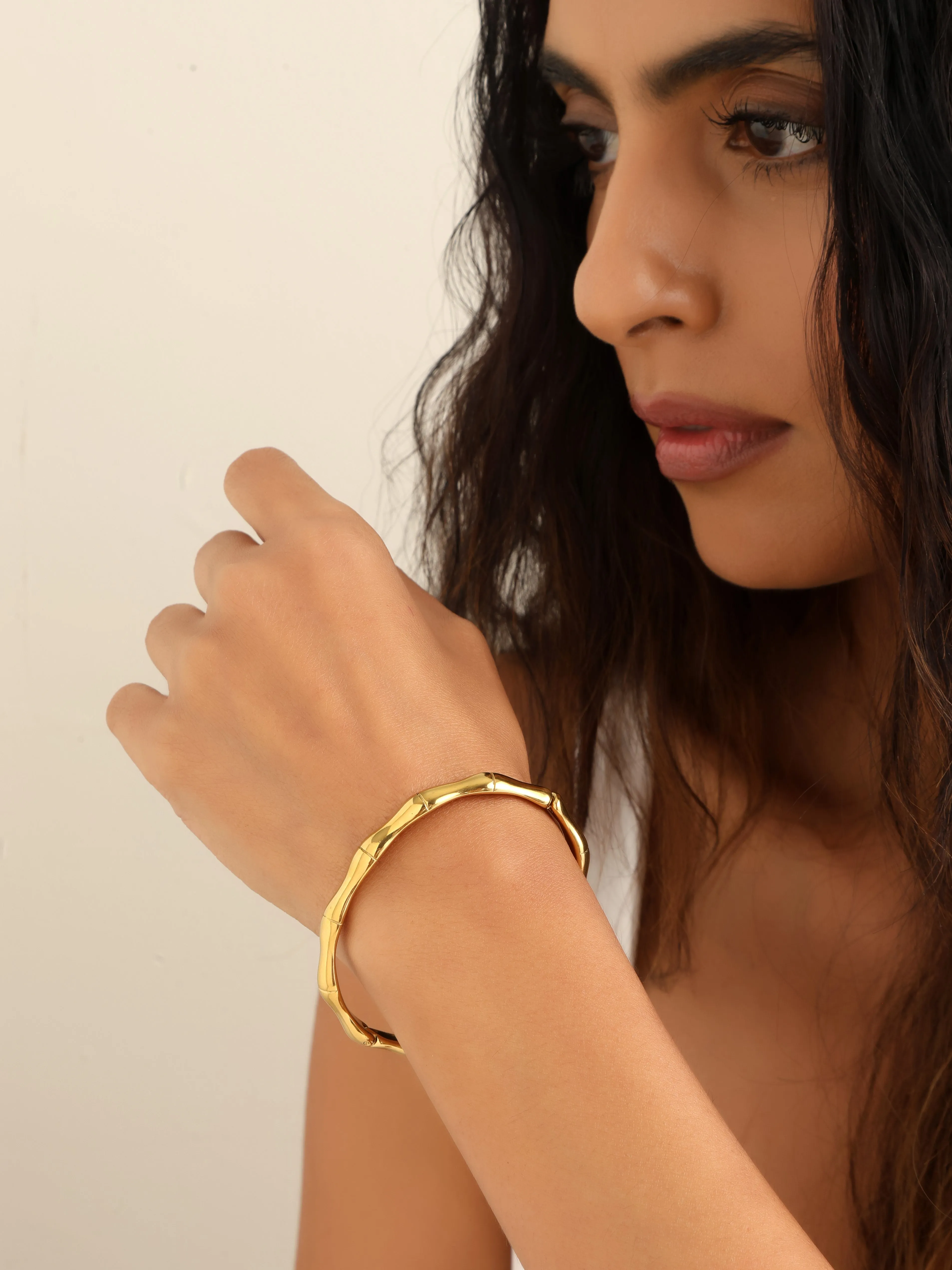 Zoya Gold Cuff Bangle